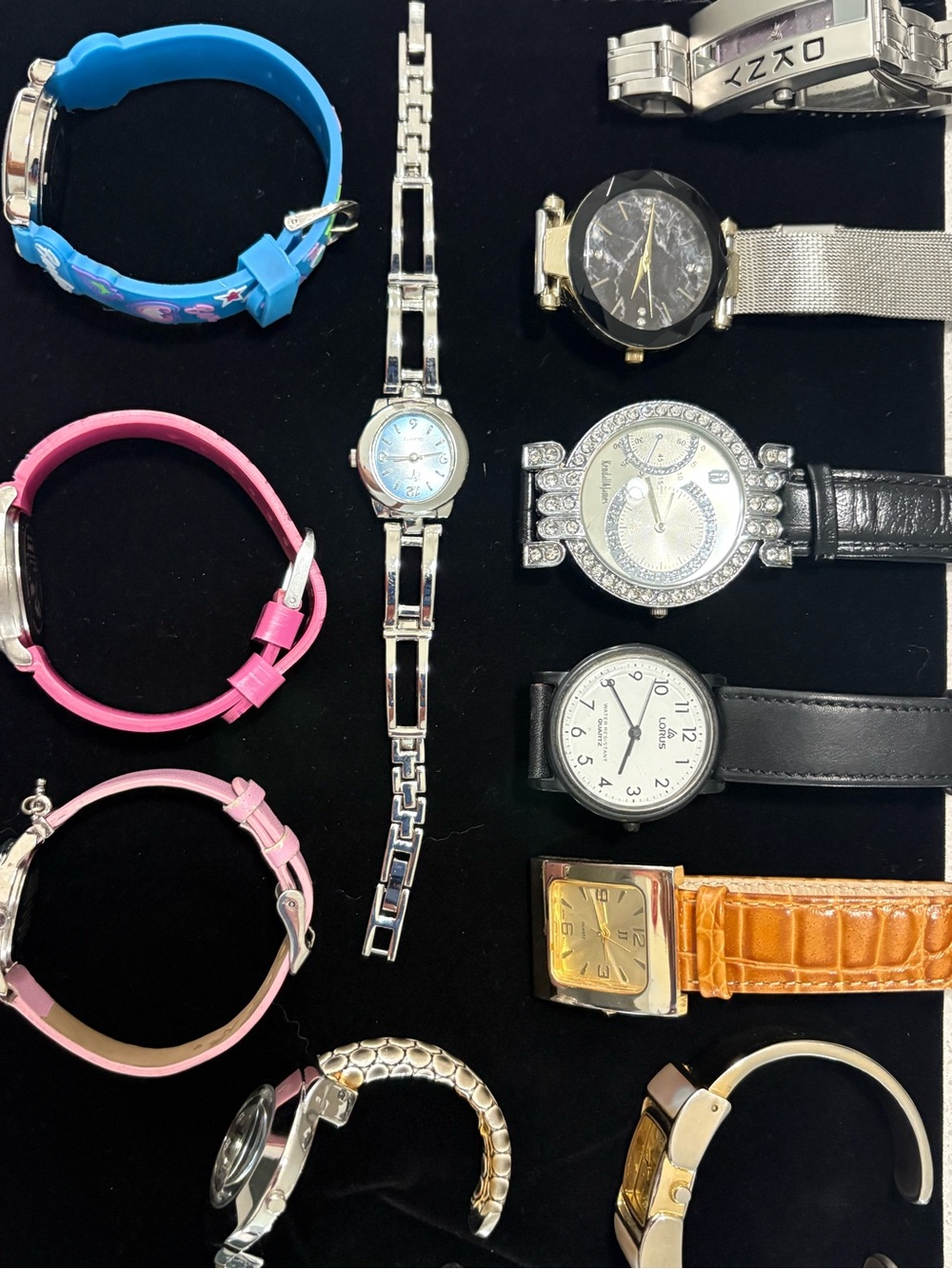 Mixed Lot of Women's Watches with Blue, Pink & Tan Straps - Picture 13 of 16
